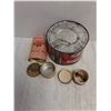 Image 2 : (4) Vintage Tins (Blue Ribbon, Cussons, Dodd's, BDC)