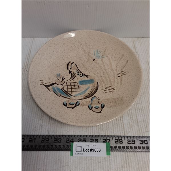 Red Wing Hand Painted Oven Ware Plate