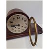 Image 2 : Vintage GB Brand Mantle Clock - 22" x 11" x 6.5" - Needs TLC