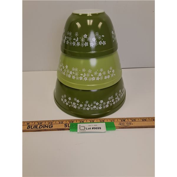 PYREX Spring Blossom Daisy Nesting Bowl Set