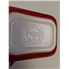 Image 3 : (3) PYREX Red Refrigerator Dishes w/Lids - 1.5 Cups