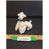 Image 1 : Vintage Spaghetti Porcelain Poodle - 4.5" Tall - Made in Japan