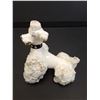 Image 2 : Vintage Spaghetti Porcelain Poodle - 4.5" Tall - Made in Japan