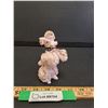 Image 1 : Vintage Pink Spaghetti Porcelain Poodle - 5" Tall - Made in Japan