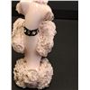 Image 4 : Vintage Pink Spaghetti Porcelain Poodle - 5" Tall - Made in Japan