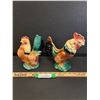 Image 1 : (2) Royal Copely Chicken Figurines - Ceramic - 8" x 6" Each