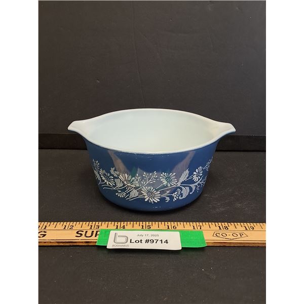PYREX Colonial Mist Pattern Casserole 1 Litre Dish (No Lid) - 6" x 3"