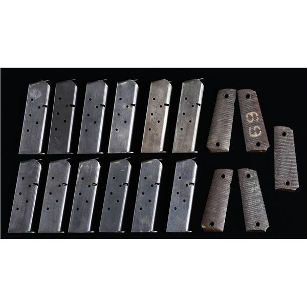 LOT OF 12 ASSORTED U.S. M1911 MAGAZINES WITH 2