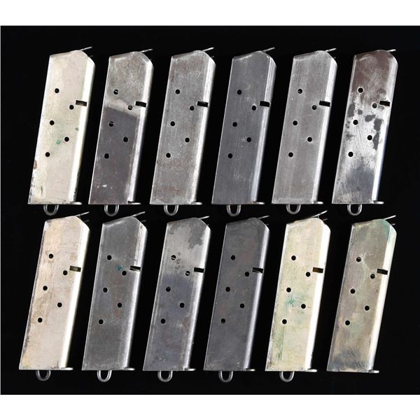 LOT OF 12 ASSORTED U.S. M1911 MAGAZINES WITH