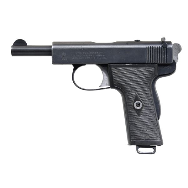 SCARCE WEBLEY & SCOTT MODEL 1909 SEMI-AUTOMATIC