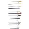 Image 2 : INTERESTING GROUPING OF 9 FRENCH BAYONETS FOR