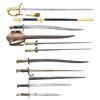 Image 1 : 7 BAYONETS AND 1 US NAVY SWORD