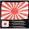 Image 1 : 3 JAPANESE BAYONETS AND 2 FLAGS