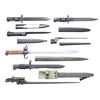 Image 1 : GROUPING OF SEVEN INTERESTING FOREIGN BAYONETS.