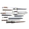 Image 1 : GROUPING OF SEVEN MILITARY BAYONETS FROM THE 20TH