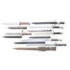 Image 2 : GROUPING OF SEVEN MILITARY BAYONETS FROM THE 20TH