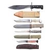Image 2 : GROUPING OF FOUR INTERESTING US MILITARY KNIVES.