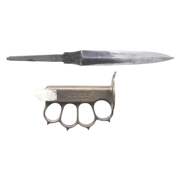 U.S. WWI MARK I MODEL 1918 TRENCH FIGHTING KNIFE.