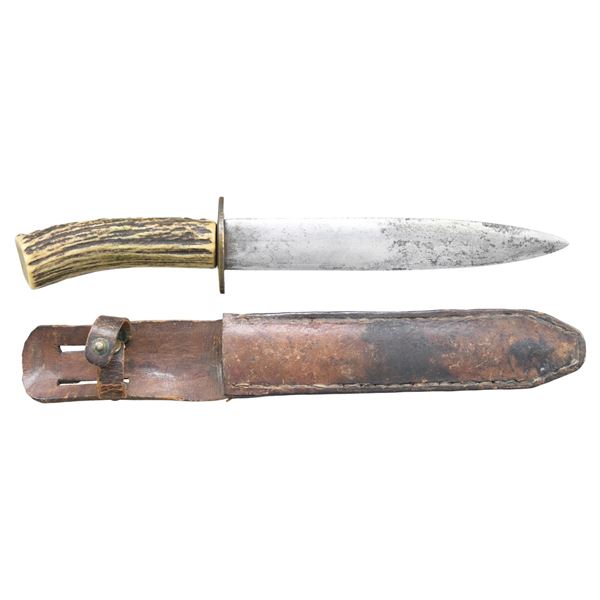 MASSIVE "NEW CALEDONIA" MADE WW2 FIGHTING KNIFE.