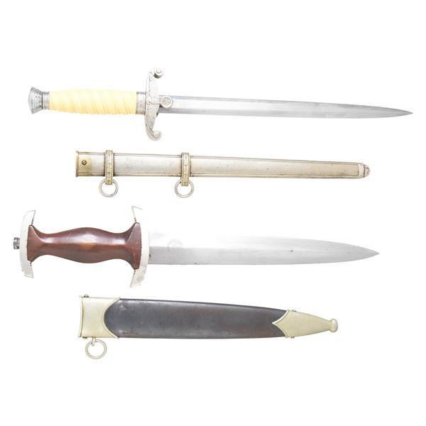2 WWII GERMAN DAGGERS.