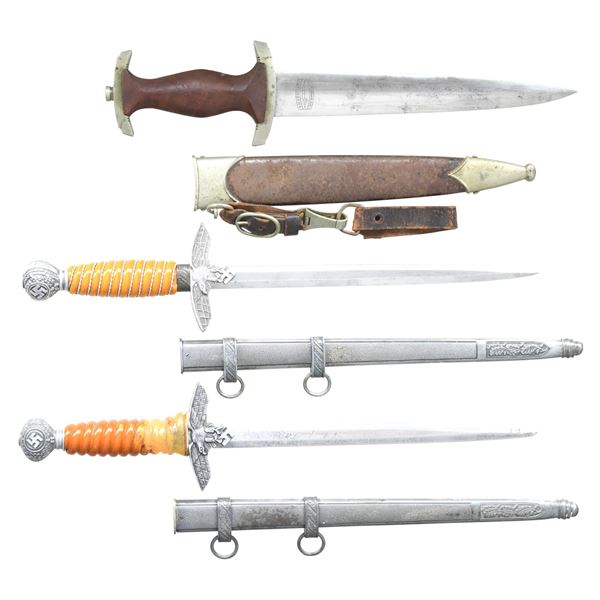 3 WWII GERMAN DAGGERS