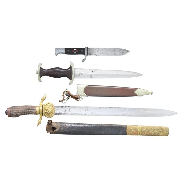 3 GERMAN EDGED WEAPONS