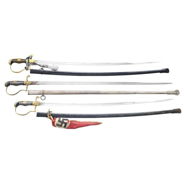 3 GERMAN MILLITARY SWORDS