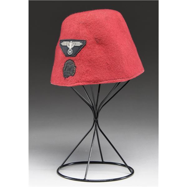 WWII GERMAN SS STYLE FEZ.