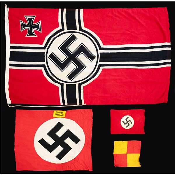 WWII GERMAN KRIEGSMARINE BATTLE FLAG, PARTY FLAGS,