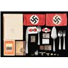 Image 1 : WWII GERMAN FLATWARE, BELT BUCKLES, ARMBANDS,