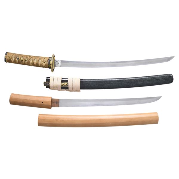 2 JAPANESE WAKIZASHI
