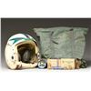 Image 1 : US FLIGHT HELMET, VARIOUS US INSIGNIA AND MORE.