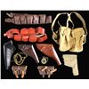 Image 1 : MILITARY WEB & LEATHER GEAR WITH RELATED ITEMS.