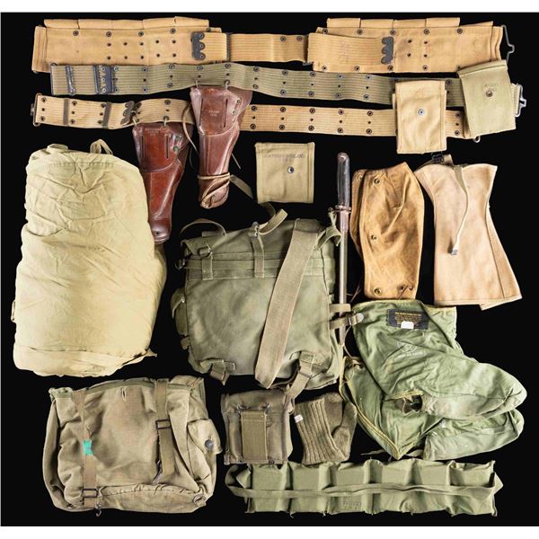US MILITARY FIELD GEAR AND EQUIPMENT