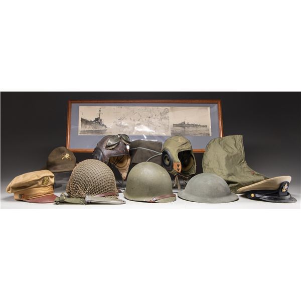 US MILITARY HELMETS, HATS, AND RELATED ITEMS.