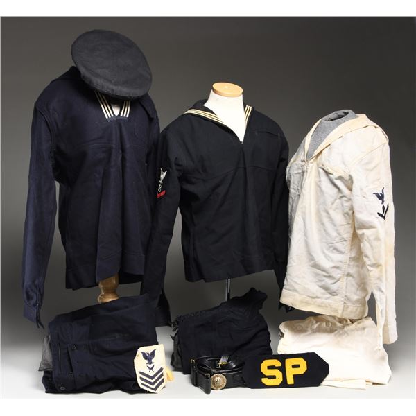 US NAVY UNIFORMS AND UNIFORM PARTS