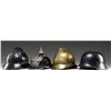 Image 1 : GERMAN AND FRENCH HELMETS.