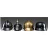 Image 2 : GERMAN AND FRENCH HELMETS.