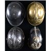 Image 3 : GERMAN AND FRENCH HELMETS.