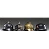 Image 5 : GERMAN AND FRENCH HELMETS.