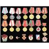 Image 1 : 21 RUSSIAN & SOVIET BLOCK MEDALS & PINS.