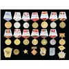Image 2 : 21 RUSSIAN & SOVIET BLOCK MEDALS & PINS.