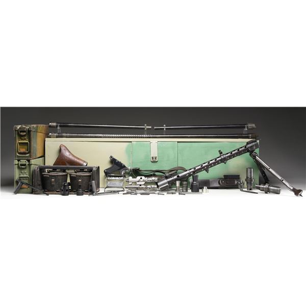ASSORTMENT OF GERMAN MG34 PARTS & ACCESSORIES.