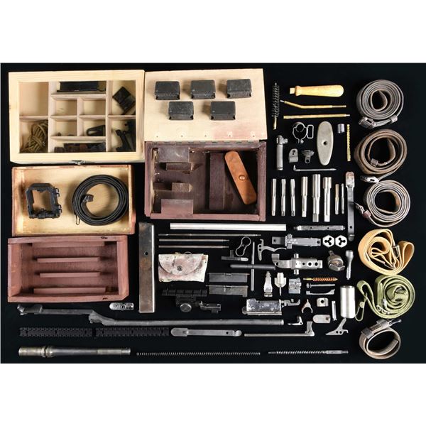 MISCELLANEOUS MILITARY GUN PARTS AND ACCESSORIES.