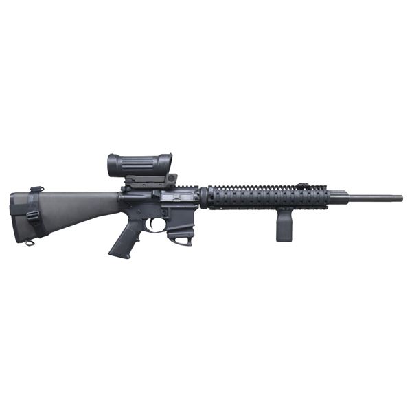 CUSTOM BUILT RUGER AR-556 SEMI-AUTO RIFLE.