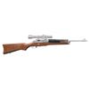 Image 1 : RUGER STAINLESS MINI-14 SEMI-AUTO RIFLE.