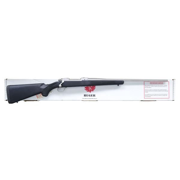 RUGER M77 MARK II STAINLESS BOLT ACTION RIFLE.