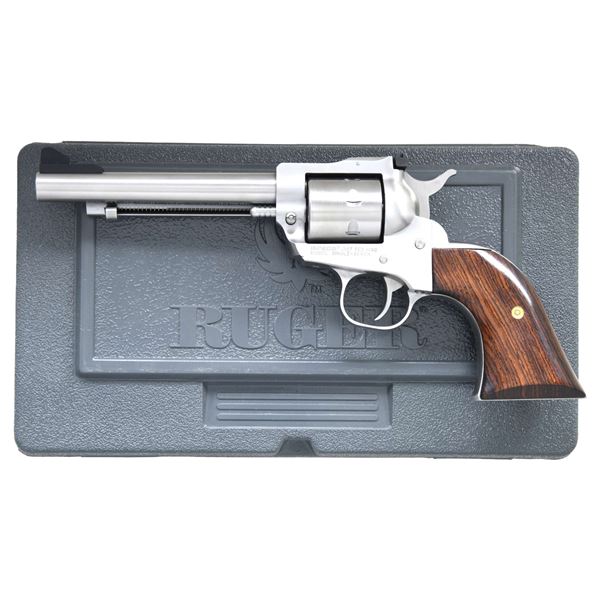 RUGER STAINLESS SINGLE-SEVEN REVOLVER.