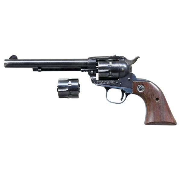 RUGER OLD MODEL SINGLE-SIX CONVERTIBLE REVOLVER.