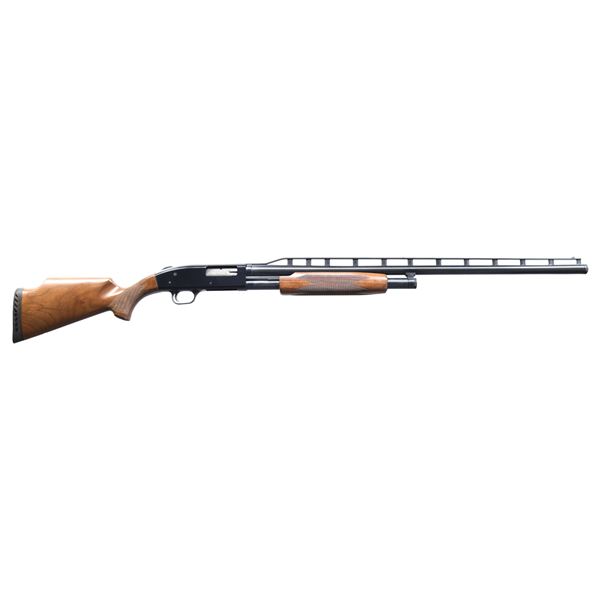 MOSSBERG MODEL 500AHT PUMP ACTION SHOTGUN.
